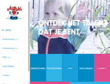 Tablet Screenshot of okidoki-kdv.nl